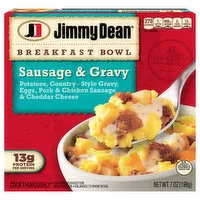 Jimmy Dean Breakfast Bowl, Sausage & Gravy, 7 Ounce