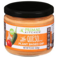 Primal Kitchen Plant Based Dip, No Dairy, Queso Style, Mild, 11.5 Ounce