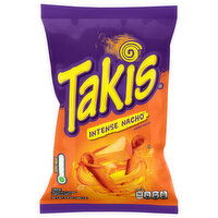 Takis Tortilla Chips, Intense Nacho, Non-Spicy, 9.9 Ounce