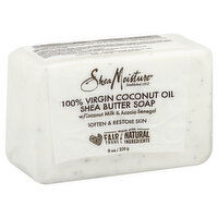 Shea Moisture Soap, Shea Butter, 100% Virgin Coconut Oil, 8 Ounce