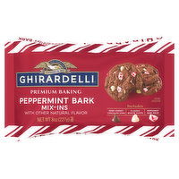 Ghirardelli Mix-Ins, Peppermint Bark, Premium Baking, 8 Ounce