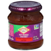 Patak's Mango Chutney, Hot, 12 Ounce