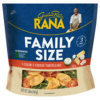 Rana Tortelloni, 3 Color 5 Cheese, Family Size, 20 Ounce