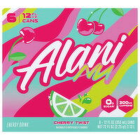 Alani Nu Energy Drink, Cherry Twist, 6 Each