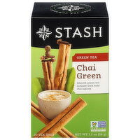 Stash Tea Bags Chai Green Green Tea, 20 Each