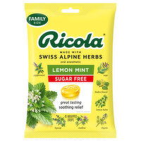 Ricola Oral Anesthetic, Sugar Free, Lemon Mint, Drops, 45 Each