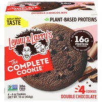 Lenny & Larry's Cookies, Double Chocolate, 4 Each