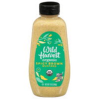 Wild Harvest Mustard, Organic, Spicy Brown, 12 Ounce