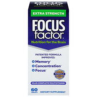 Focus Factor Nutrition for the Brain, Extra Strength, Tablets, 60 Each