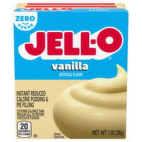 Jell-O Zero Sugar Vanilla Flavor Instant Pudding & Pie Filling, 1 Ounce