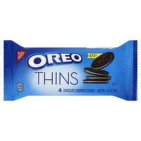 Oreo Cookies, Sandwich, Chocolate, Thins, 4 Each