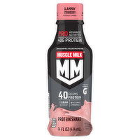 Muscle Milk Pro Protein Shake, Slammin' Strawberry, 14 Fluid ounce