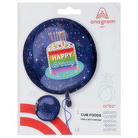 Anagram Happy Birthday Orbz XL Decorative Balloon, 1 Each