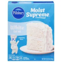 Pillsbury Moist Supreme Cake Mix, White, 15.25 Ounce