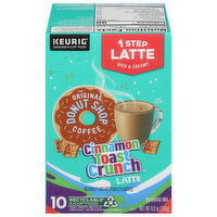 The Original Donut Shop Coffee Beverage Mix, Cinnamon Toast Crunch Latte, K-Cup Pods, 10 Each