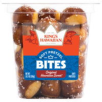 King's Hawaiian Pretzels, Original Hawaiian Sweet, Bites, Soft, 10.2 Ounce