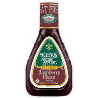 Ken's Steak House Fat Free Raspberry Pecan Dressing, 16 Fluid ounce