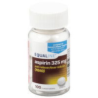 Equaline Aspirin, 325 mg, Coated Tablets, 100 Each