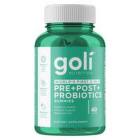 Goli Nutrition 3-in-1 Pre+Post+Probiotics, 60 Each