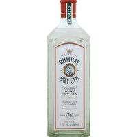 Bombay Gin, London Dry, Distilled, 1.75 Litre