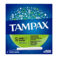 Tampax Tampax Cardboard Tampons Super Absorbency, 20 Ct, 20 Each