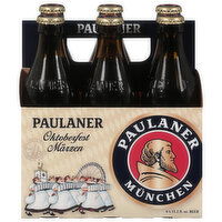 Paulaner Beer, Marzen, Oktoberfest, 6 Each