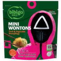 Bibigo Wontons, Pork & Vegetable, Mini, 24 Ounce