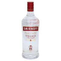 Smirnoff Vodka, Triple Distilled, Recipe No. 21, 1.75 Litre