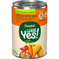 Campbell's® Well Yes!® Plant Based Chick'n With Rice Soup, 16.3 Ounce