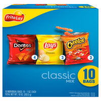 Frito Lay Snacks, Classic Mix, 10 Each