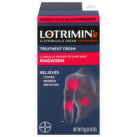 Lotrimin AF Treatment Cream, Antifungal, Ringworm, 0.42 Ounce