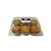 Cub Bakery Chocolate Chip Creme Muffins, 6 Each