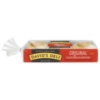 David's Deli David's Deli English Muffins, Original, Sliced, 6 Each