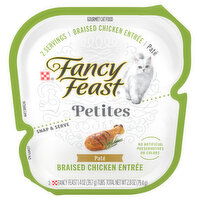 Fancy Feast Petites Gourmet Cat Food, Braised Chicken Entree, Pate, 2 Each