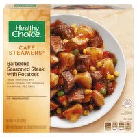 Healthy Choice Cafe Steamers Barbecue Seasoned Steak, 9.5 Ounce