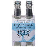 Fever-Tree Refreshingly Light Tonic Water, Indian, Premium, 4 Each