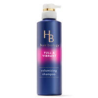 Hair Biology Full and Vibrant Volumizing Shampoo for Fine, Thin, Flat Hair, 12.8 Fluid ounce