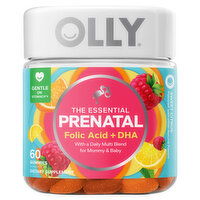 Olly Folic Acid + DHA, Sweet Citrus, The Essential Prenatal, Gummies, 60 Each