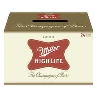 Miller High Life Beer, 24 Each