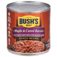Bush's Best Baked Beans, Maple & Cured Bacon, 16 Ounce