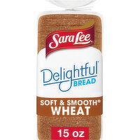 Sara Lee Delightful Soft & Smooth Wheat Whole Wheat Bread Bread, 15 oz, 15 Ounce