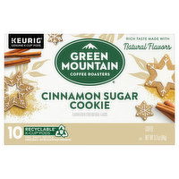 Green Mountain Coffee Roasters Coffee, Cinnamon Sugar Cookie, K-Cup Pods, 10 Each