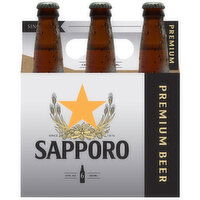 Sapporo Lager 6 Pack, 72 Fluid ounce