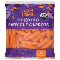 Wild Harvest Carrots, Organic, Baby-Cut, 16 Ounce