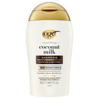 Ogx Shampoo, Nourishing +, Coconut Milk, 3 Fluid ounce