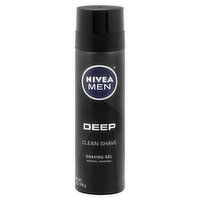 Nivea Men Deep Shaving Gel, Clean Shave, 7 Ounce