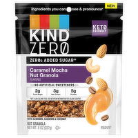 Kind Zero Nut Granola, Caramel Mocha, 8 Ounce