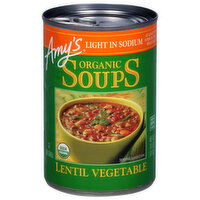 Amy's Organic Light in Sodium Lentil Vegetable Soup, 14.5 Ounce