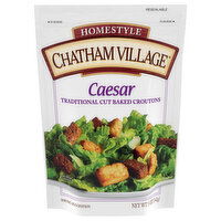 Chatham Village Baked Croutons, Traditional Cut, Homestyle, Caesar, 5 Ounce