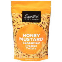 Essential Everyday Honey Mustard Seasoned Pretzel Twists, 16 Ounce